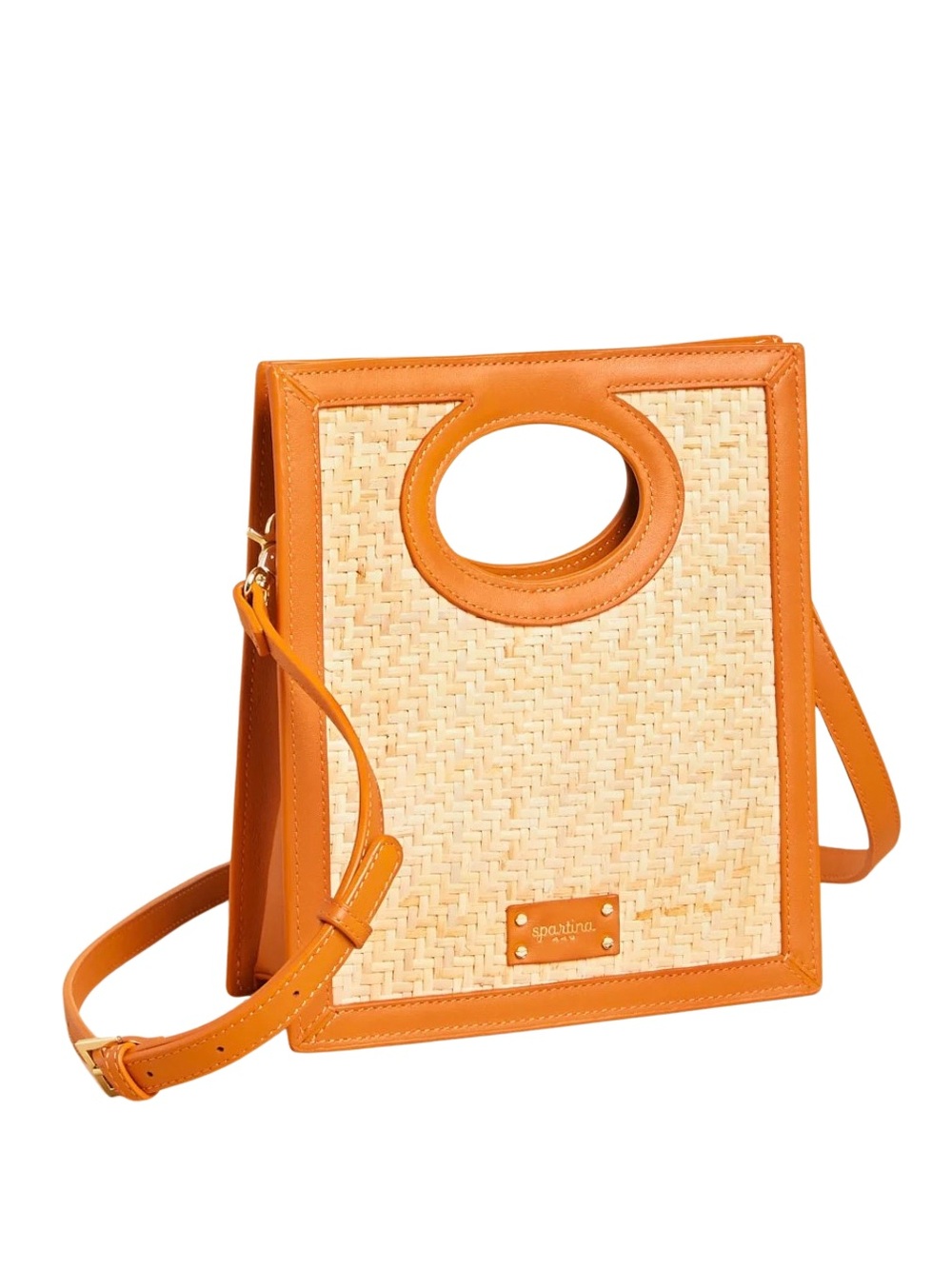 Spartina 449 Posie Rattan Crossbody NWT